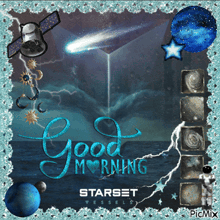 a picture of starset vessels with the words good morning