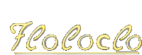 a white background with the word floloclo in yellow