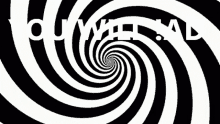 a black and white optical illusion with the words download written in white letters