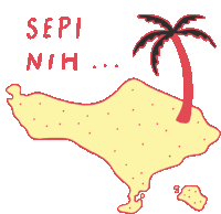 a drawing of a map with the words sepi nih written on it