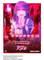 a card that says rize on it