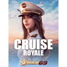 a poster for cruise royale pg soft agen69