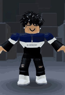 a roblox character wearing a givenchy sweater