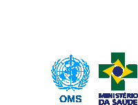 a logo for oms and ministerio da saúde