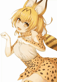 a girl dressed as a cheetah with the letter m on her ears