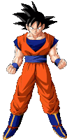 a cartoon character named goku from dragon ball z