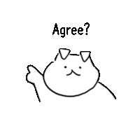 a black and white drawing of a cat wearing glasses giving a thumbs up .