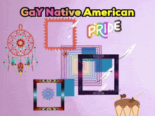 a poster for gay native american pride
