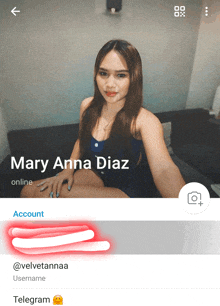 mary anna diaz is the name of the woman shown