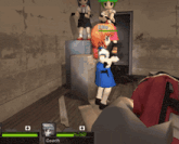 a screenshot of a video game shows a girl wearing a pink hat that says elite