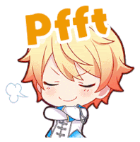 a cartoon drawing of a boy with the word pfft above him