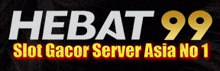 a logo for hebat 99 slot gacor server asia no. 1