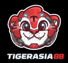 a logo for tigerasia88 with a robotic tiger on it