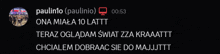 a screenshot of a foreign language message from paulinfo