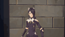 a video game character with cat ears on her head