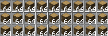 a grid of wooden blocks with the numbers 64 64 64 64 64 64 64 64 64 64 64 64 64 64 64 64 64 64 64 64 64