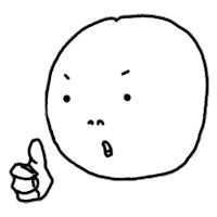 a black and white drawing of a cartoon face with a thumbs up sign .