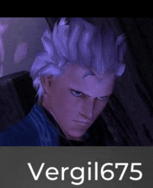 a picture of vergil from devil may cry with the name vergil675