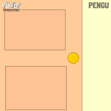 a cartoon of a penguin holding a bunch of roses with the word pengu on the bottom right