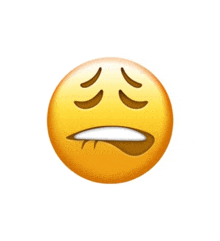 a yellow emoji with its eyes closed and its tongue sticking out .