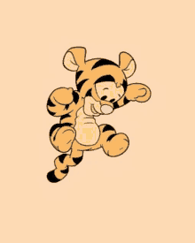 tigger is a cartoon character from winnie the pooh .