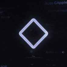 a dark background with a diamond in the center and the word auto gapple