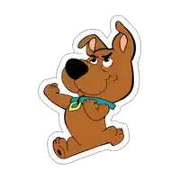 scooby doo is a cartoon character with a blue collar