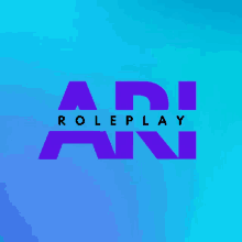 a blue and purple logo for roleplay