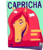 a magazine cover with a horse on it and the word capricha on it