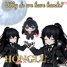 why do we have hands hongluei written on the bottom