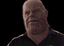 a pixelated image of thanos with the words procitaj pravili ili ide ban by snowatic behind him