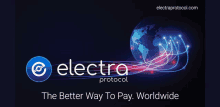 an advertisement for electra protocol that says the better way to pay