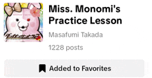 miss monomi 's practice lesson by masafumi takada has 1226 posts