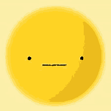 a cartoon illustration of a yellow sun with a funny face .