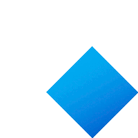 a blue square on a white background with a gradient