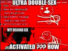 a screenshot of a discord ultra double sex ever work meme