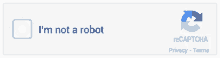 a sign that says " i 'm not a robot " next to a recaptcha logo