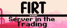 a poster for firt server in the trading by nekairo