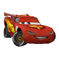 a lightning mcqueen from the movie cars