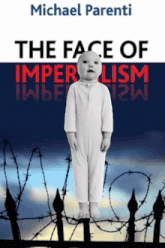 a book called the face of imperialism by michael parenti has a baby on the cover