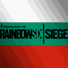 the logo for tom clancy 's rainbowsix siege