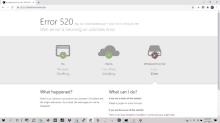 error 520 web server is returning an unknown error what can i do