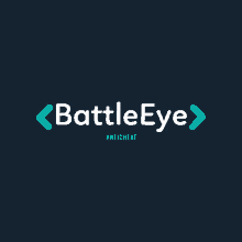 a logo for battleeye anticheat on a dark blue background