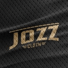 it is a mockup of a logo on a black cloth .