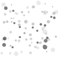 a white background with circles of different sizes and colors