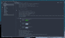 a screenshot of a computer screen with a bunch of lines of code