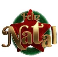 a christmas sign that says feliz natal with a red star