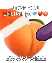 Christmas Peach GIF