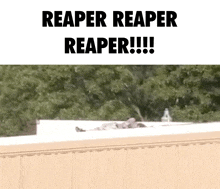 a poster that says reaper reaper reaper