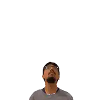 a man looks up at the number 18